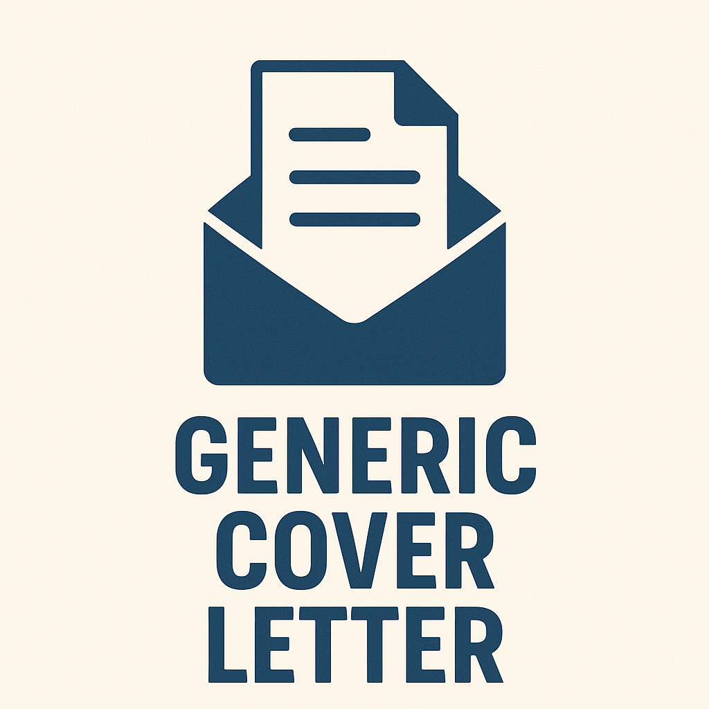 Generic Cover Letter